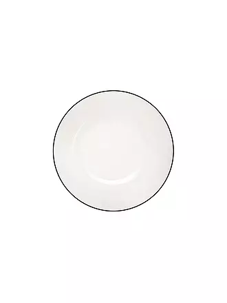 ASA SELECTION | Pasta-/Suppenteller "à table ligne noir" 22cm | 